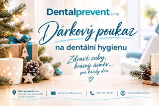 Vánoční dárkový poukaz na dentální hygienu - Pro nové klienty