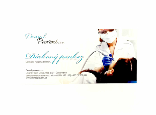 Dárkový poukaz na dentální hygienu