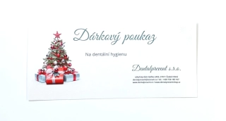 Vánoční dárkový poukaz na dentální hygienu