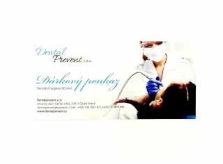 Dárkový poukaz na dentální hygienu